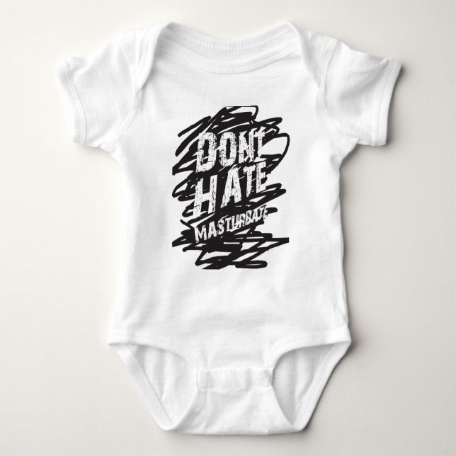 DON'T HATE MASTURBATE Shirt (Front)