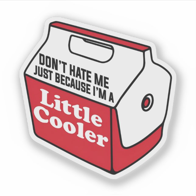 Don't Hate Me Cooler | Funny Retro Quote Summer (Front)