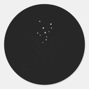 Don't Hide Your Magic Motivational Quote Sitive Vi Classic Round Sticker