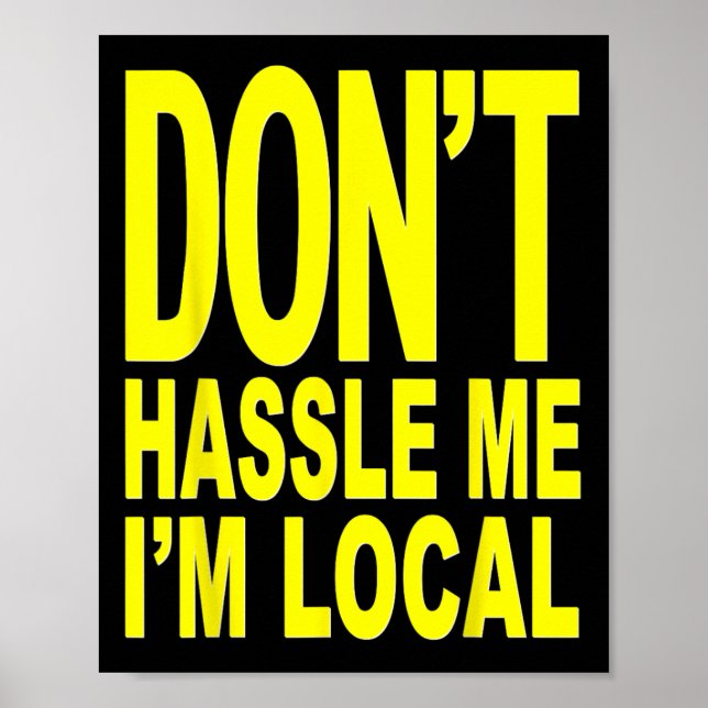 Don't Hle Me I'm Local From Surf Documentary  Poster (Front)