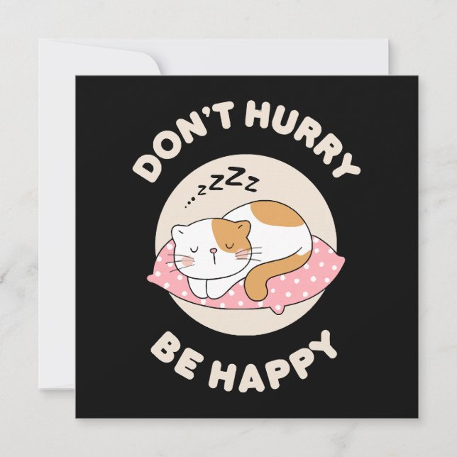 Don't hurry be happy (Front)