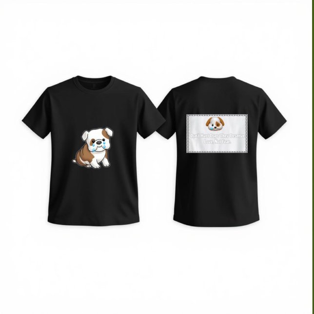 Don't Hurt Dogs Statement Tee – Show Your Love (Creator Uploaded)