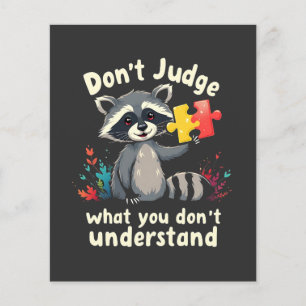 Don't Judge What You Don't Understand Autism Flyer