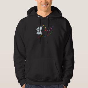 Don't Judge What You Don't Understand Elephant Puz Hoodie