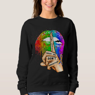 Don't Judge What You Don't Understand Lgbt Pride L Sweatshirt