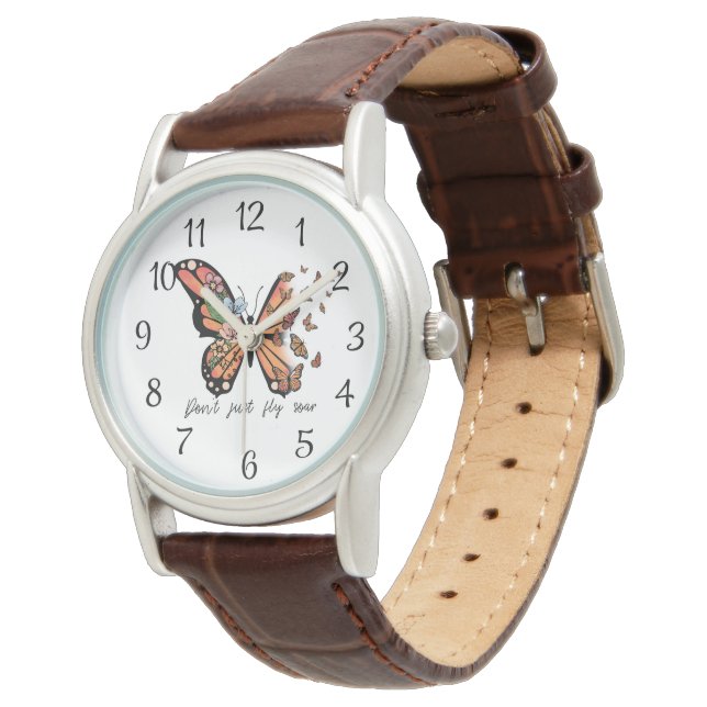 Dont Just Fly Soar Butterfly Watch (Angled)
