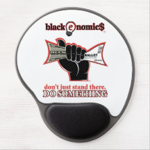 "Don't Just Stand There" Gel Mousepad (White)