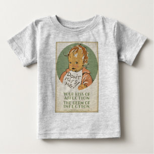 Don't Kiss Me baby shirt
