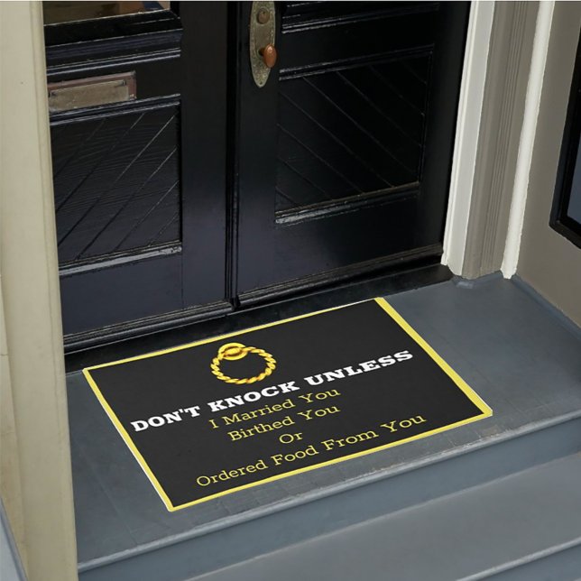 Don't Knock Door Mat (Creator Uploaded)