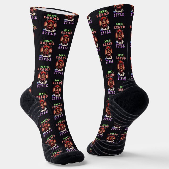 Don't Kramp My Style Socks (Angled)