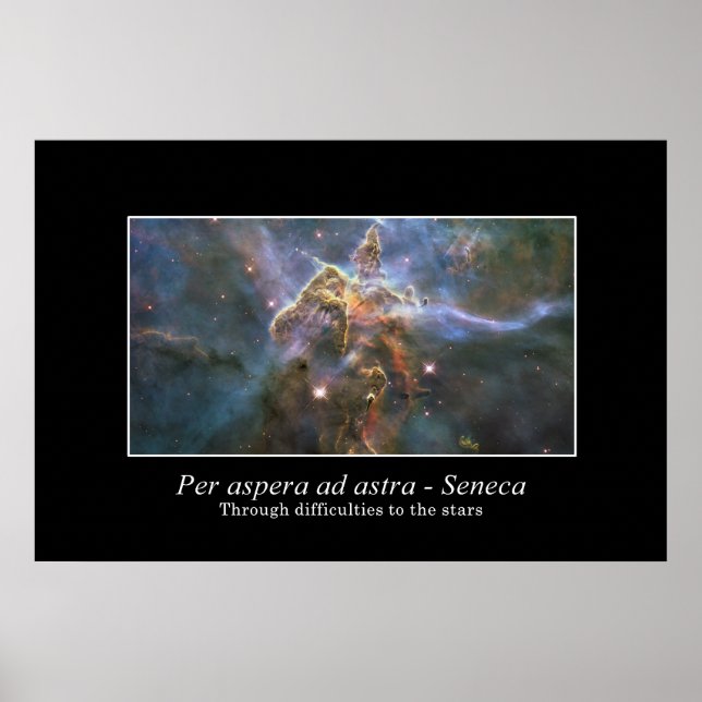 Don't let adversity stop you reach for the stars 2 poster (Front)