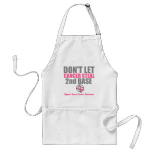 Dont Let Cancer Steal Second 2nd Base Standard Apron