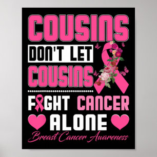 Don't Let Cousins Fight Breast Cancer Alone Women  Poster