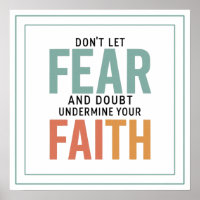 Don't Let Fear & Doubt Undermine Your Faith Clean