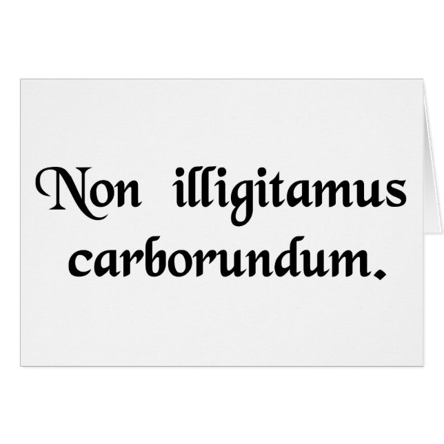 Don't let the bastards grind you down. (Front Horizontal)