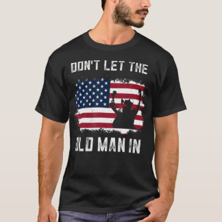 Don'T Let The Old Man In Vintage American Flag Tee