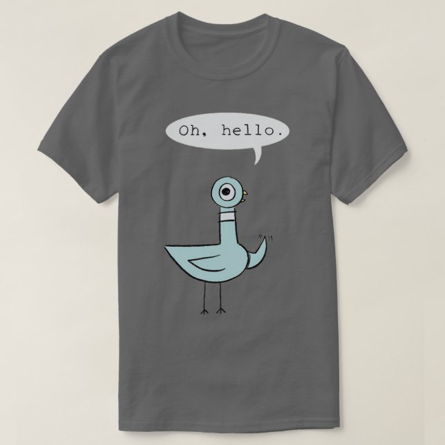 Dont Let the Pigeon Drive the Bus Sticker T-Shirt (Design Front)