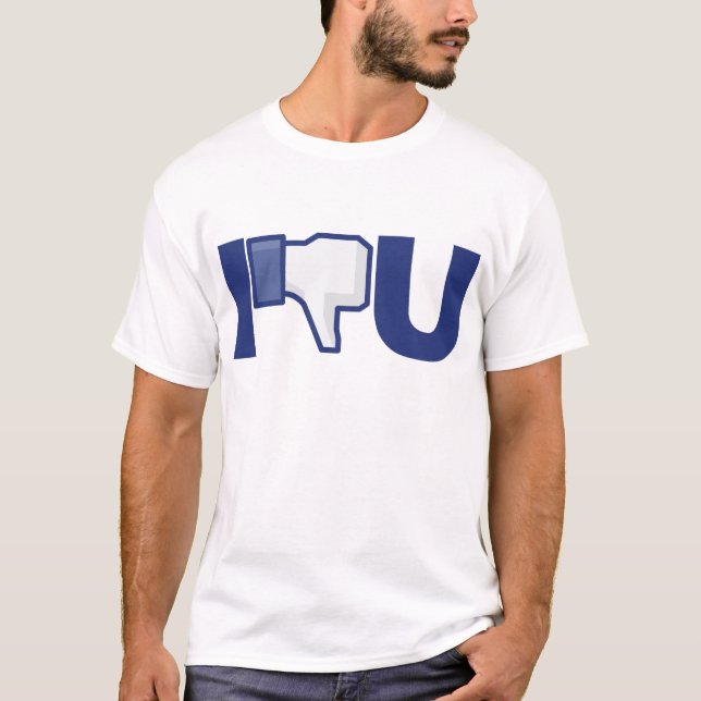 Don't Like Thumbs Down Funny T-shirt (Front)
