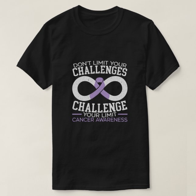 Don't Limit Your Challenges Challenge Your Limit T-Shirt (Design Front)