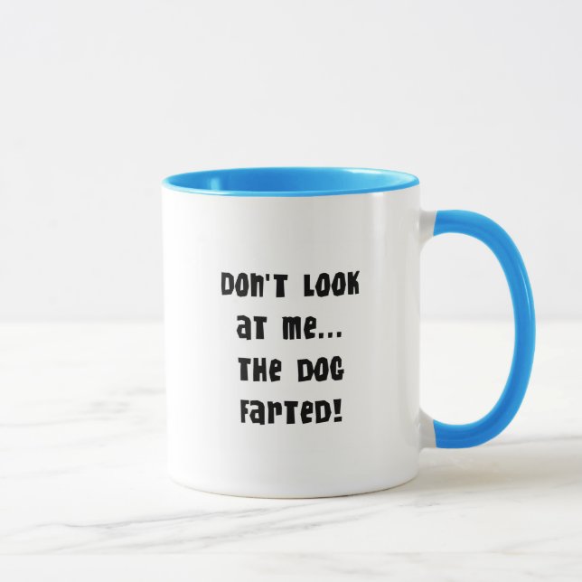 Don't Look at Me tshirts and Gifts Mug (Right)
