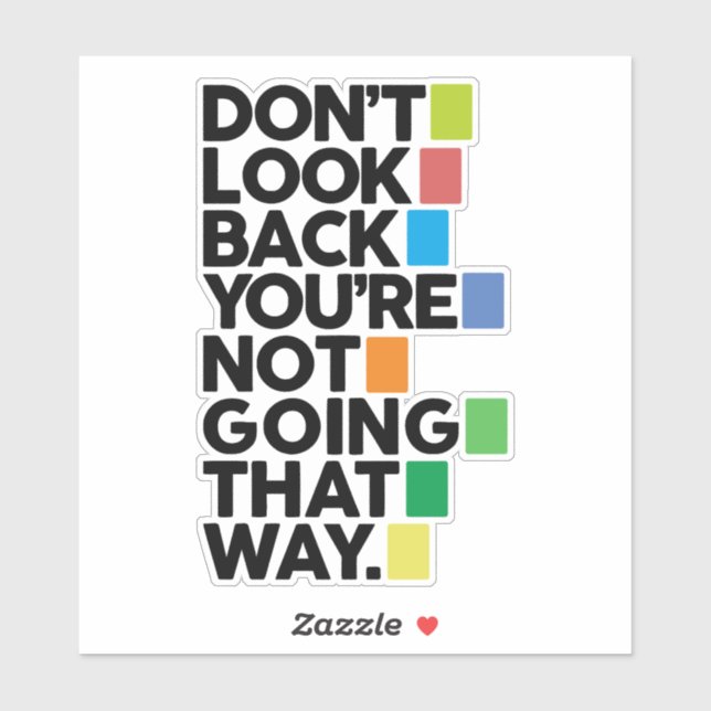 Don't look back (Sheet)