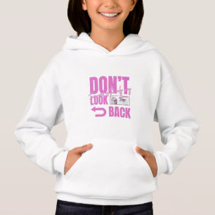 Don't Look Back Girls Graphic Hoodie
