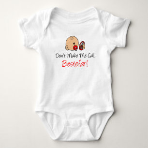 Don't Make Me Call Bestefar Norwegian Grandchild Baby Bodysuit