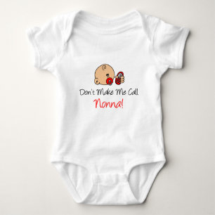 Don't Make Me Call Nonna Baby Bodysuit