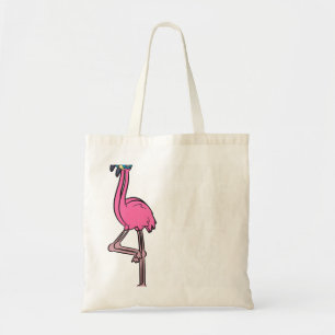 Don'T Make Me Put My Foot Down Cute Pink Flamingo Tote Bag