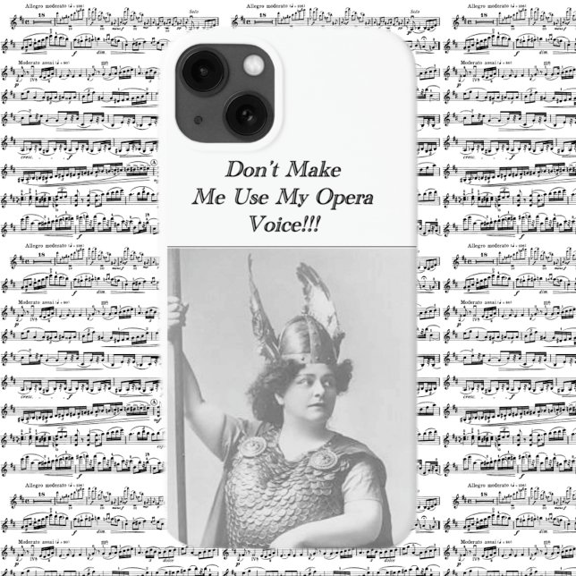 Don't Make me use my Opera voice Case-Mate iPhone Case (Creator Uploaded)