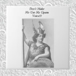 Don't Make me use my Opera voice Tile<br><div class="desc">Vintage opera singer</div>