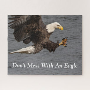 Don't Mess With An Eagle  Jigsaw Puzzle
