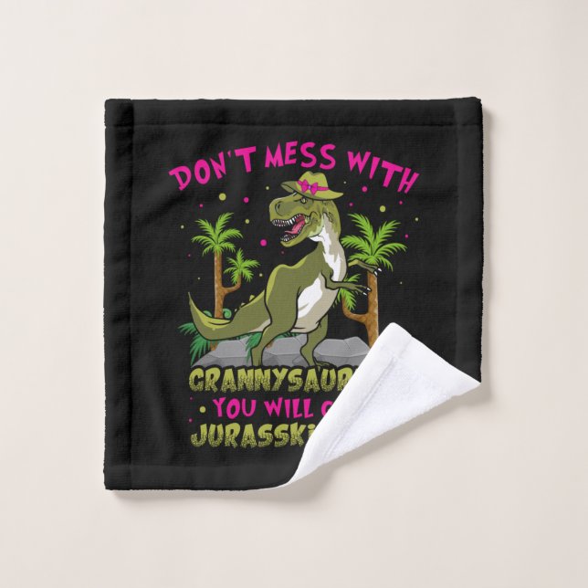 Don't Mess With Grannysaurus Wash Cloth (Wash Cloth)