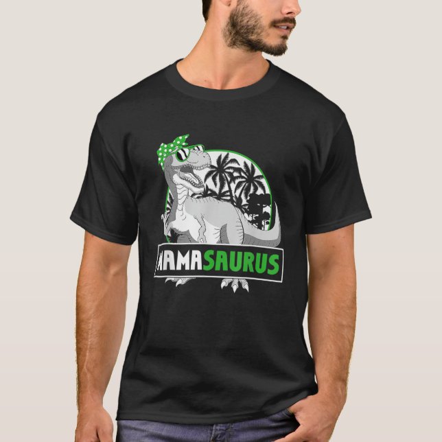 Dont Mess With Mamasaurus Youll Get Jurasskicked V T-Shirt (Front)