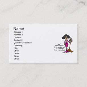 Don't Mess With Me Business Card