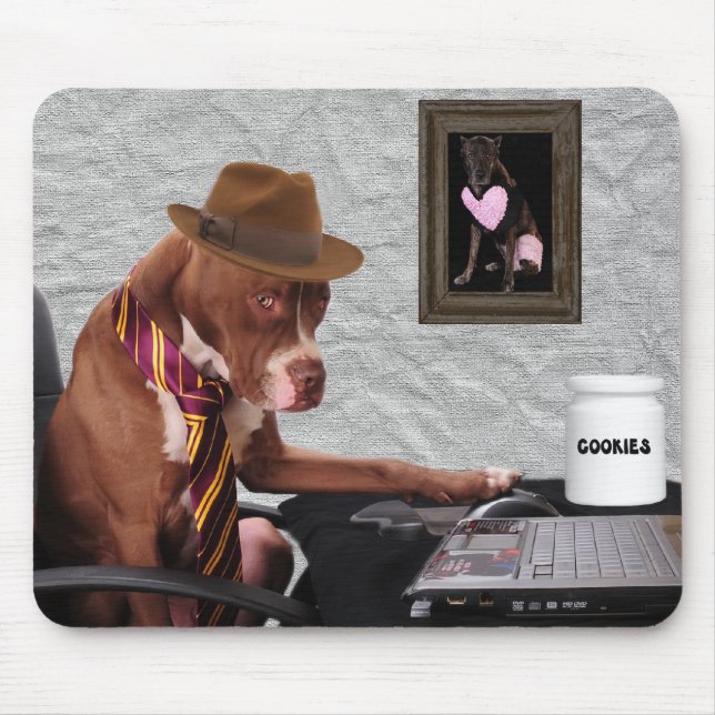 Don't mess with my cookies mouse pad (Front)