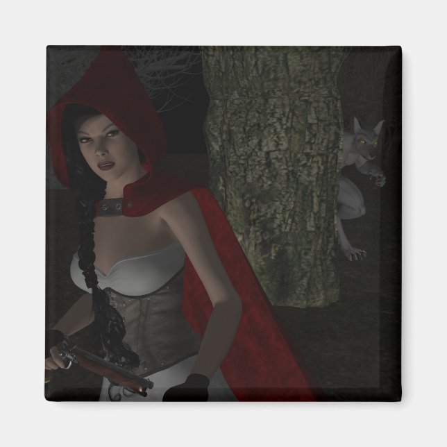 Dont' Mess With Red Magnet (Front)