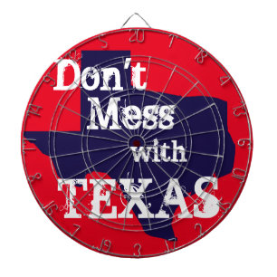 Don't Mess with Texas Dartboard