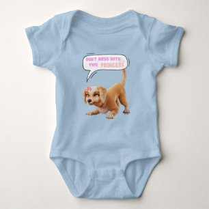 Don't Mess with This Princess Baby Bodysuit
