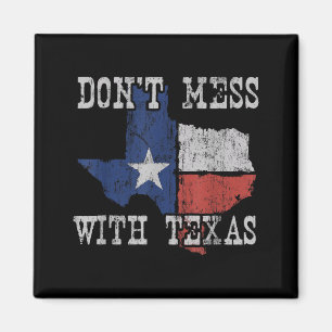 Don't Mess With Vintage Texas Longhorn Lone Star S Magnet
