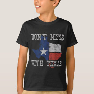 Don't Mess With Vintage Texas Longhorn Lone Star S T-Shirt
