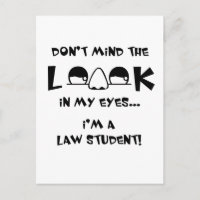 Don't mind the look...law school