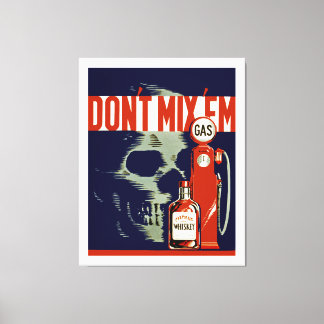 Don't Mix 'Em - XL Canvas Print