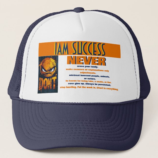 DON'T NEVER TRUCKER HAT (Front)