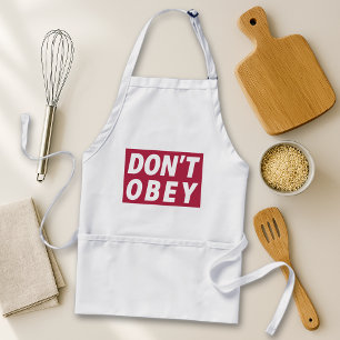 Don't Obey Portland Frog Protest Standard Apron