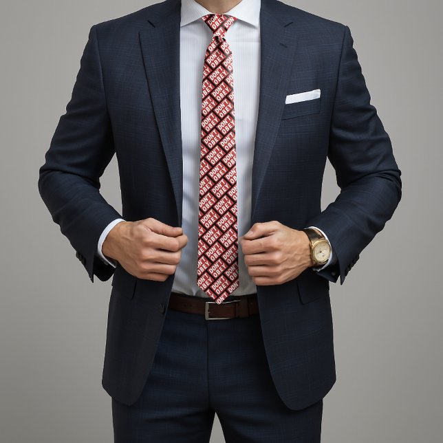 Don't Obey Portland Frog Protest Tie (Creator Uploaded)