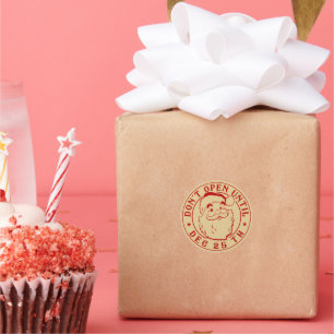 Don't open until Dec 25th Santa Claus Seal