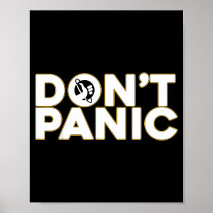 Don't Panic 42 Vintage Shirts Black Uni-adults Sma Poster