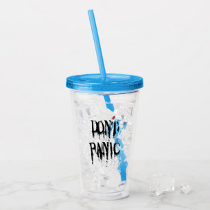 Don't Panic.b Acrylic Tumbler