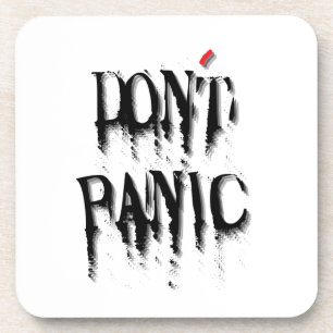 Don't Panic.b Coaster